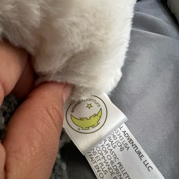 Animal Adventure Cream & Grey Faced Sheep with Gingham Hooves Plush - Picture 8 of 10